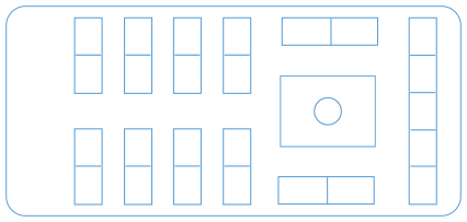 小型154座席図